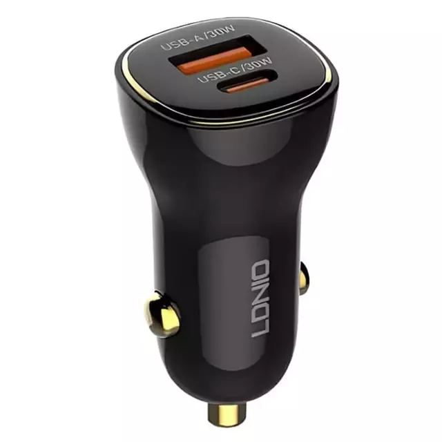 شارژر فندکی الدینیو Ldnio C103 توان 60 وات همراه با کابل دو سر تایپ سی - تصویر 4